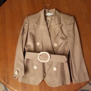 Vintage Christian Dior Jacket with Belt